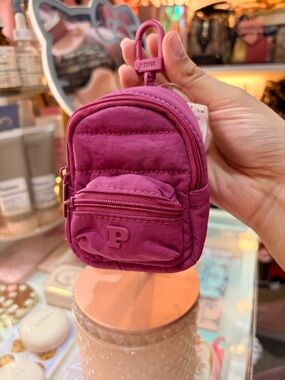 New VSPink Mini Backpack Keychain